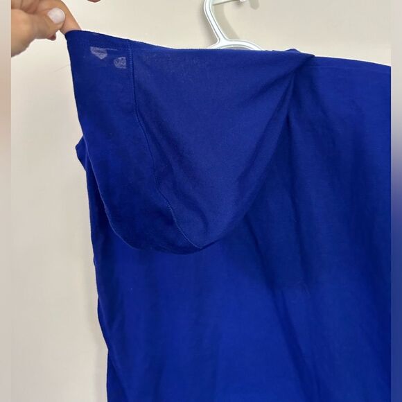 Under Armour Royal Blue Sleeveless Hoodie Women’s - Picture 5 of 5